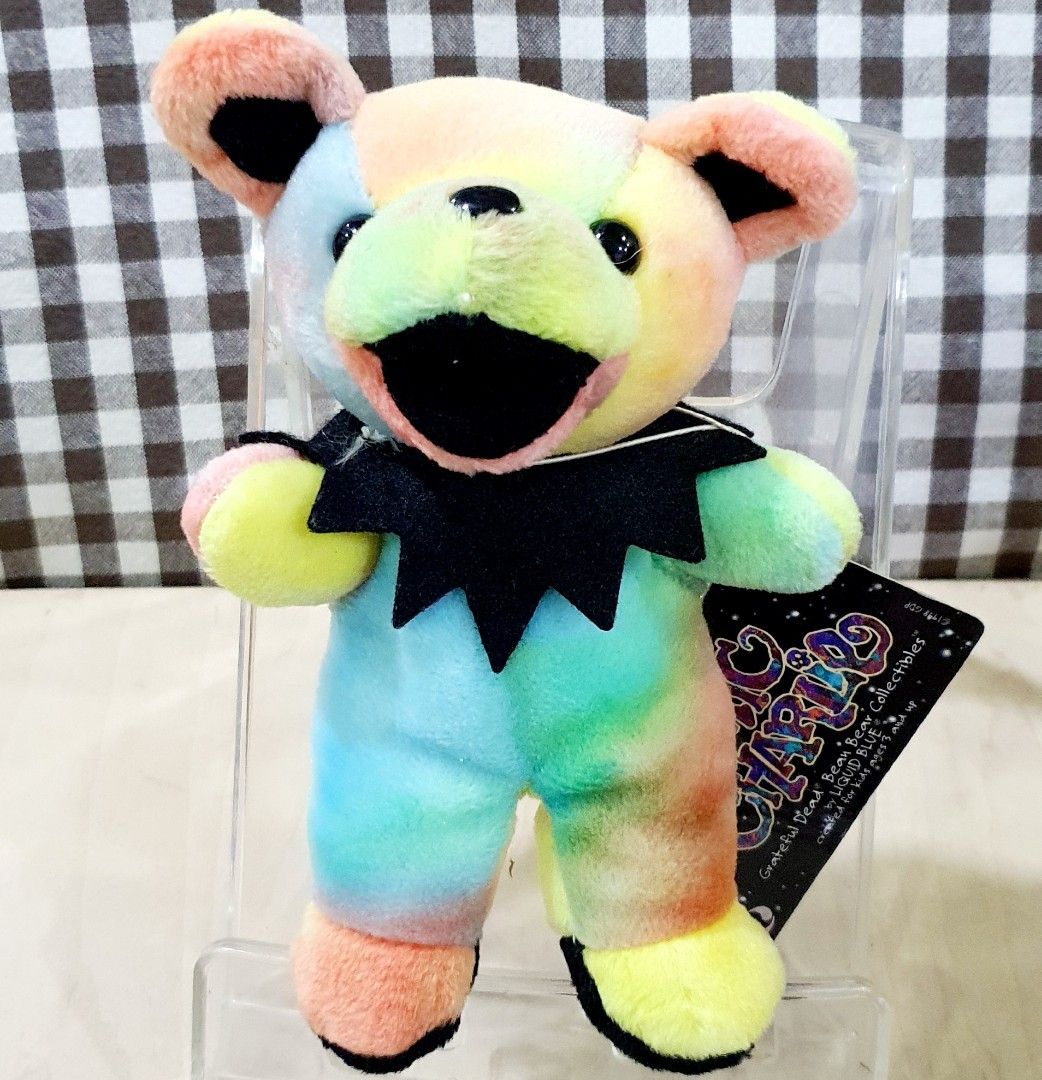 Grateful Dead Bean Bear Collectibles Cosmic Charlie plush 19cm, Hobbies &  Toys, Toys & Games on Carousell