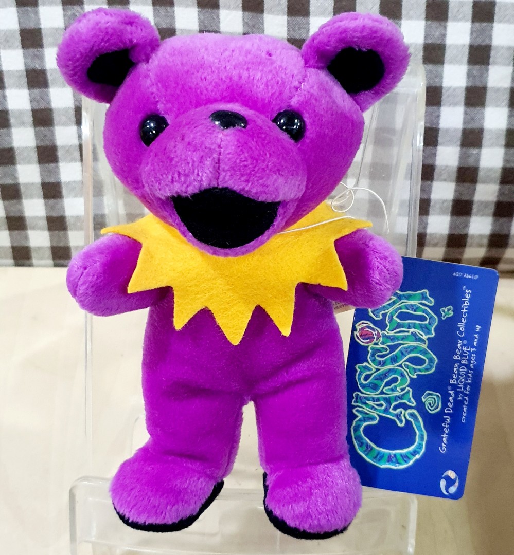 Grateful Dead Bean Bear Collectibles Cassidy plush 19cm, Hobbies & Toys,  Toys & Games on Carousell