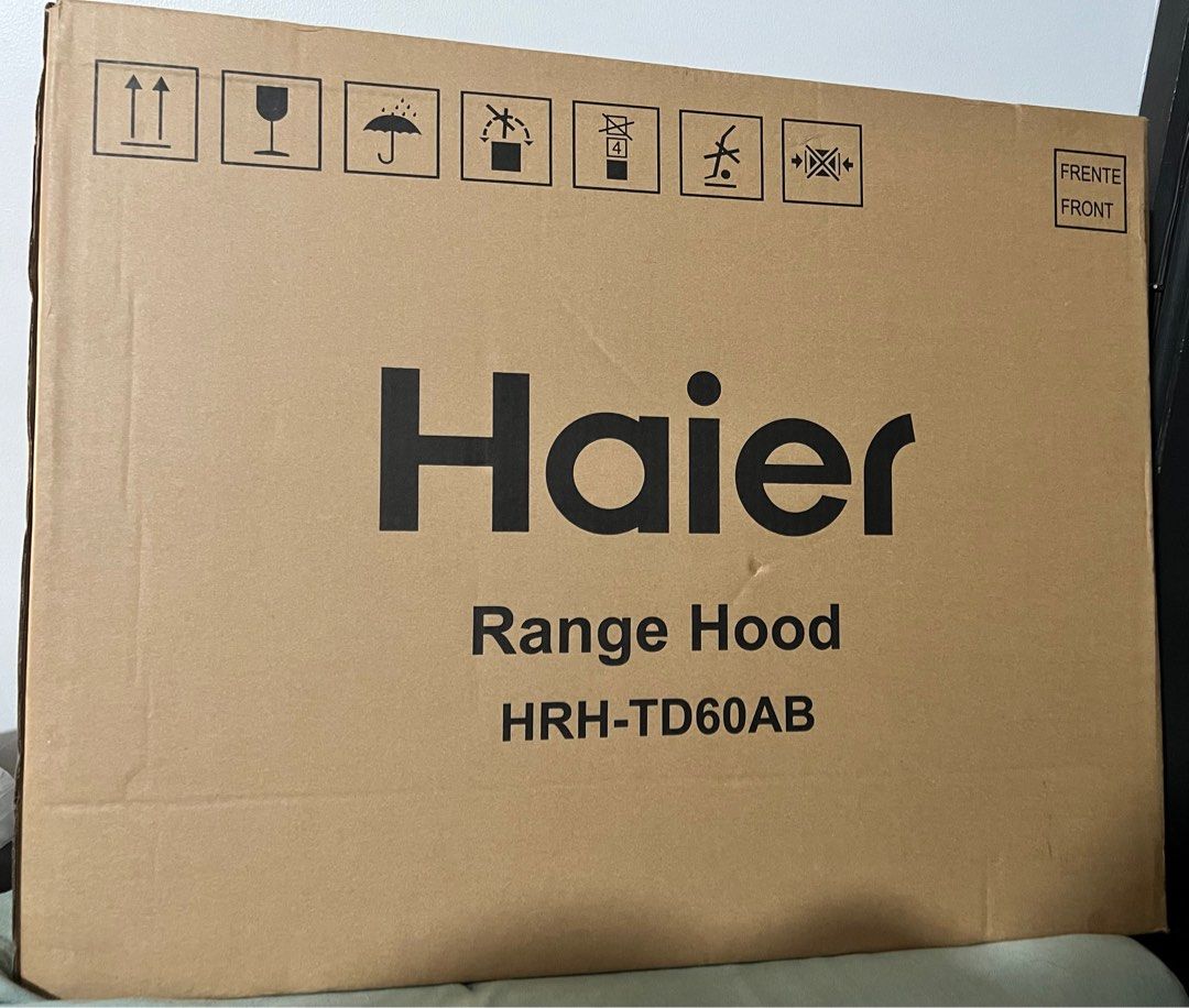 HAIER Range Hood HRHTD60AB, TV & Home Appliances, Kitchen Appliances