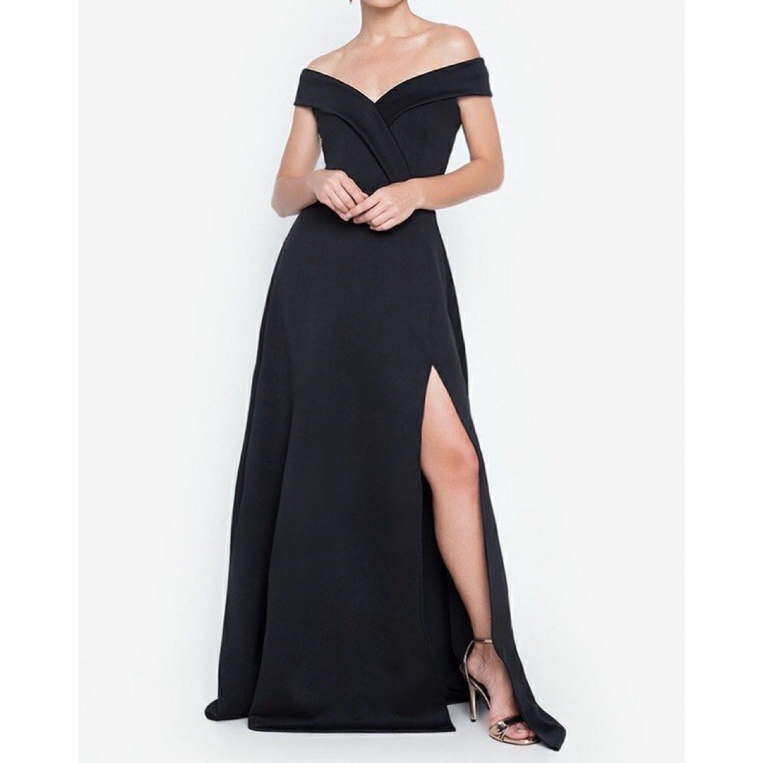 Long gown design hot sale for chubby