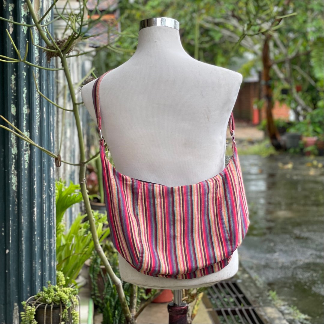 Hobo Boho Hippie Sling Bag, Men's Fashion, Bags, Sling Bags on Carousell