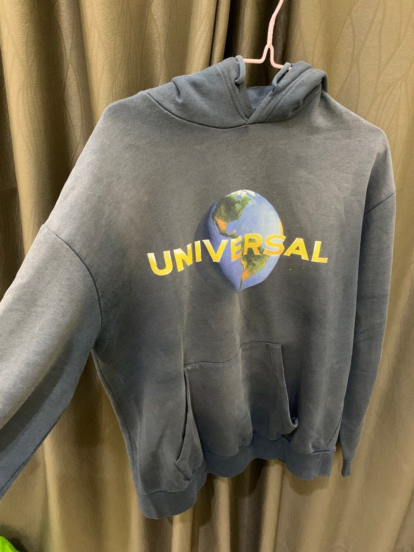 Hoodie Universal Studio Pull Bear Fesyen Pria Pakaian Baju