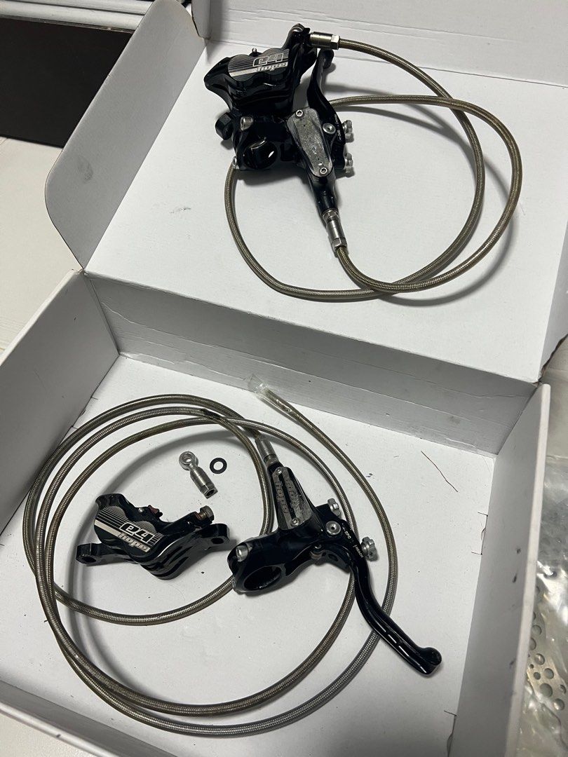 Hope Tech 3 E4 brakes mtb braided hose, Sports Equipment, Bicycles