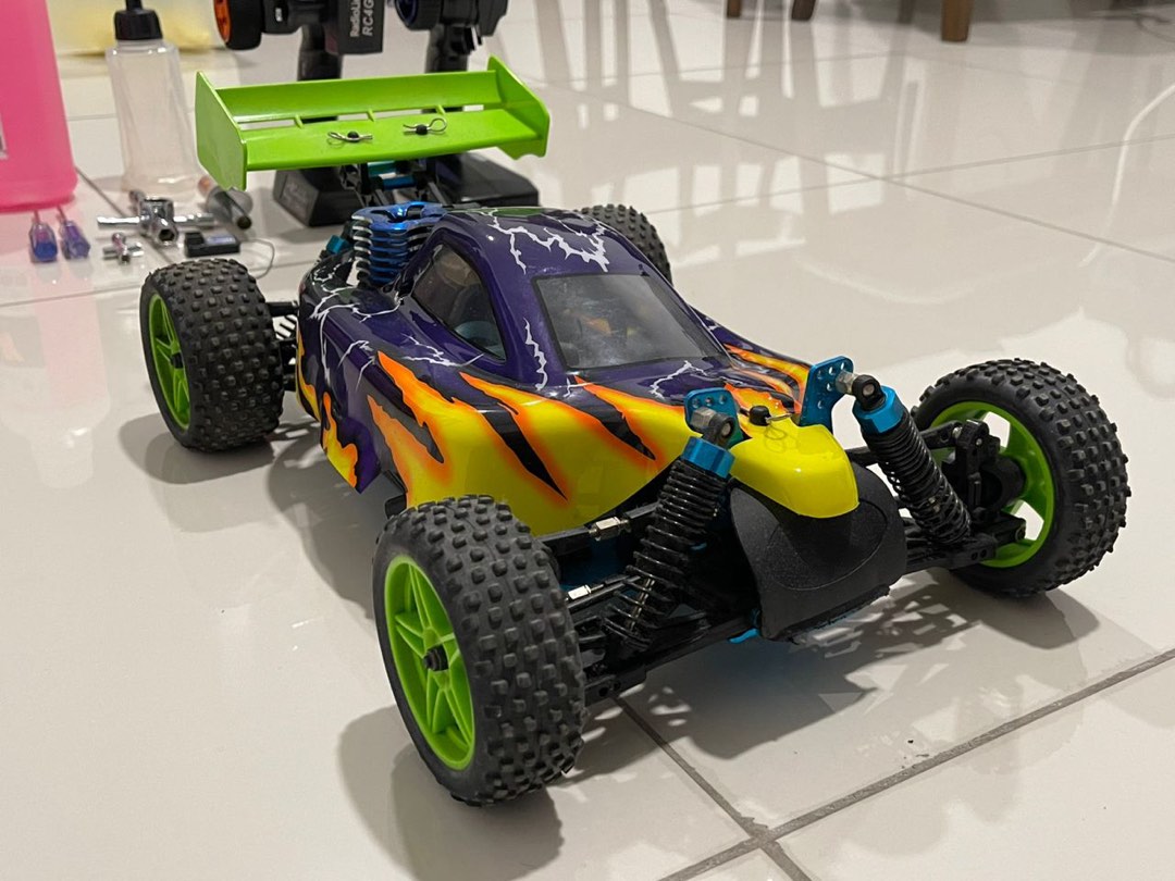 HSP RC Nitro Remote Control Car Buggy 1/10 Scale with Upgraded Digital