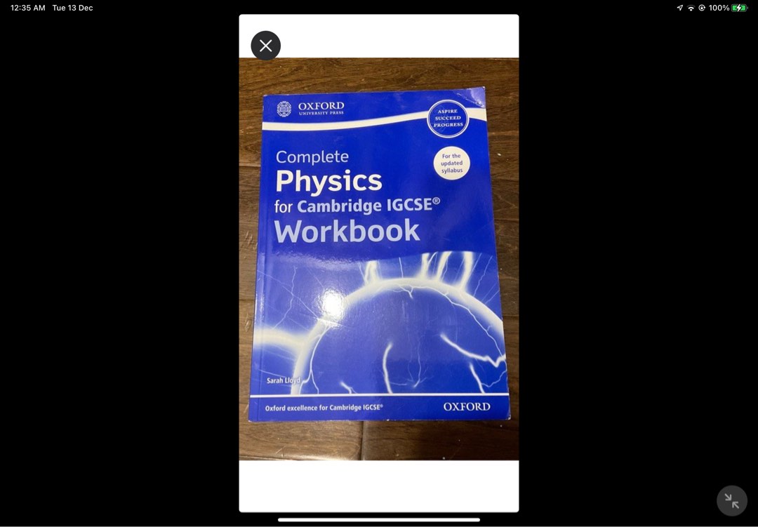 Igcse Physics Workbook Hobbies And Toys Books And Magazines Textbooks On Carousell 3248