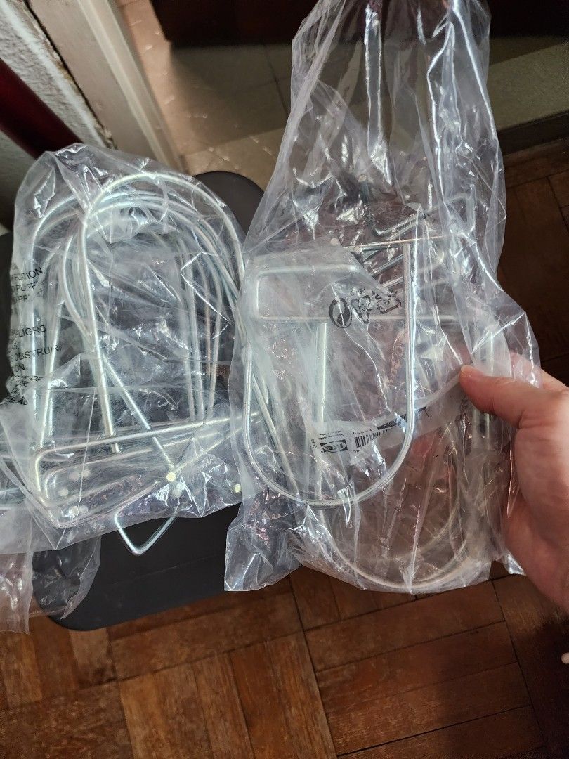 IKEA Flit chrome bookends, Furniture & Home Living, Home Improvement & Organisation, Home