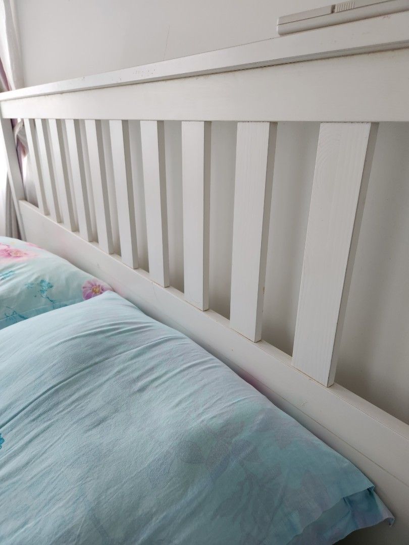 Ikea Hemnes King Bed Frame, Furniture & Home Living, Furniture, Bed