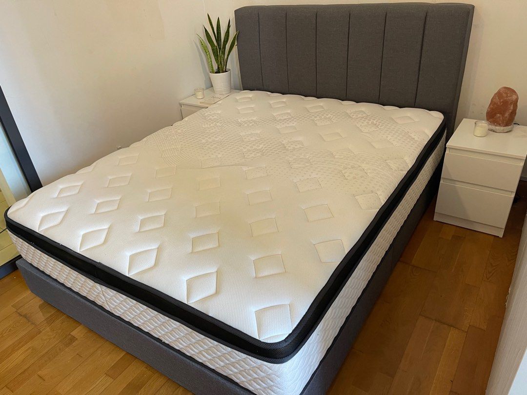 IKEA KULLEN Bedside Table White Chest of 2 Drawers, Furniture