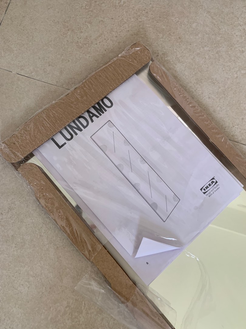 IKEA Lundamo mirror, Furniture & Home Living, Home Decor, Mirrors on