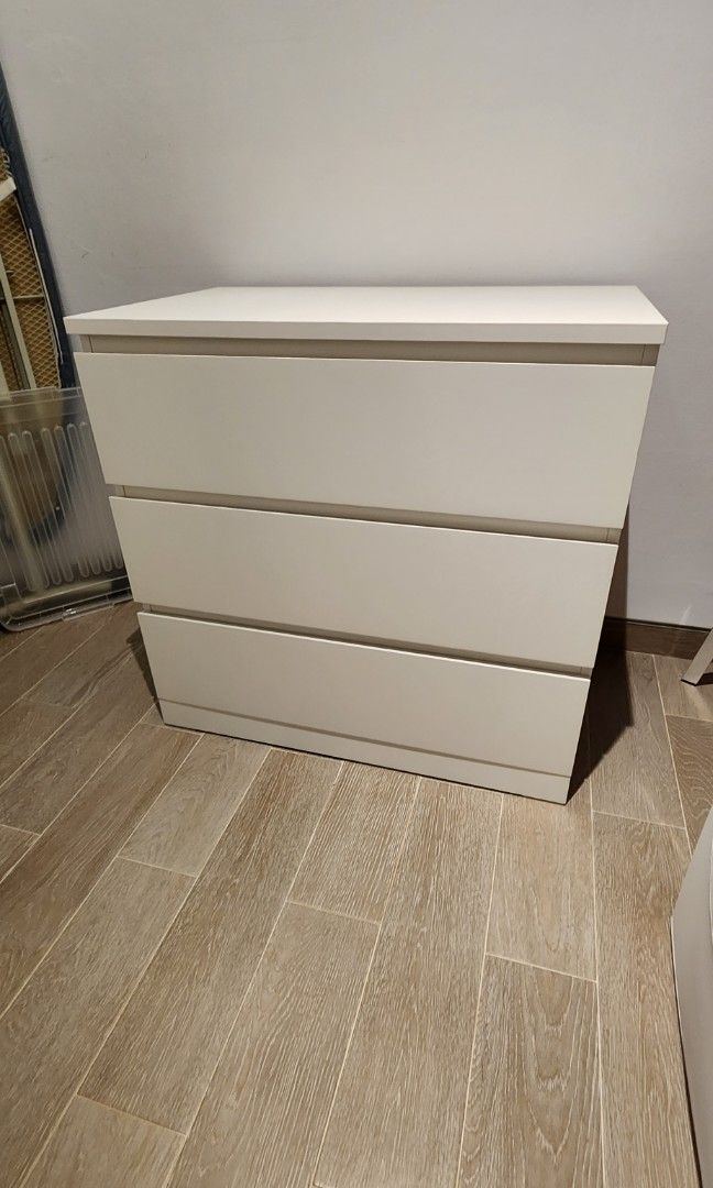 IKEA Malm set of drawers, Furniture & Home Living, Furniture, Shelves