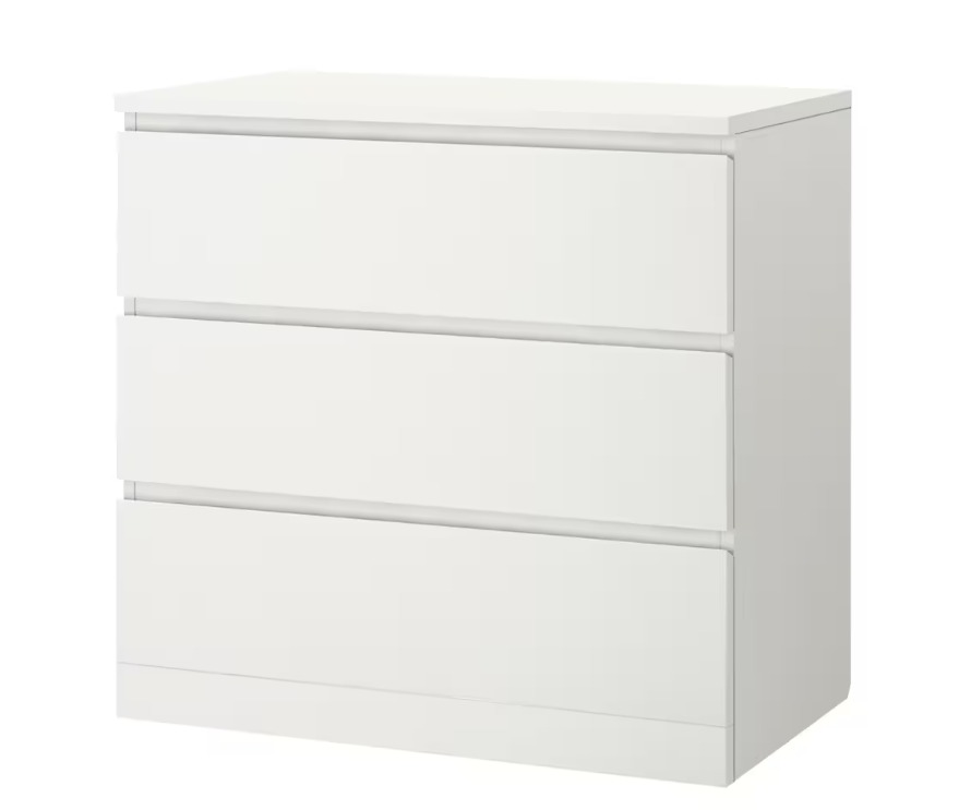 IKEA Malm set of drawers, Furniture & Home Living, Furniture, Shelves