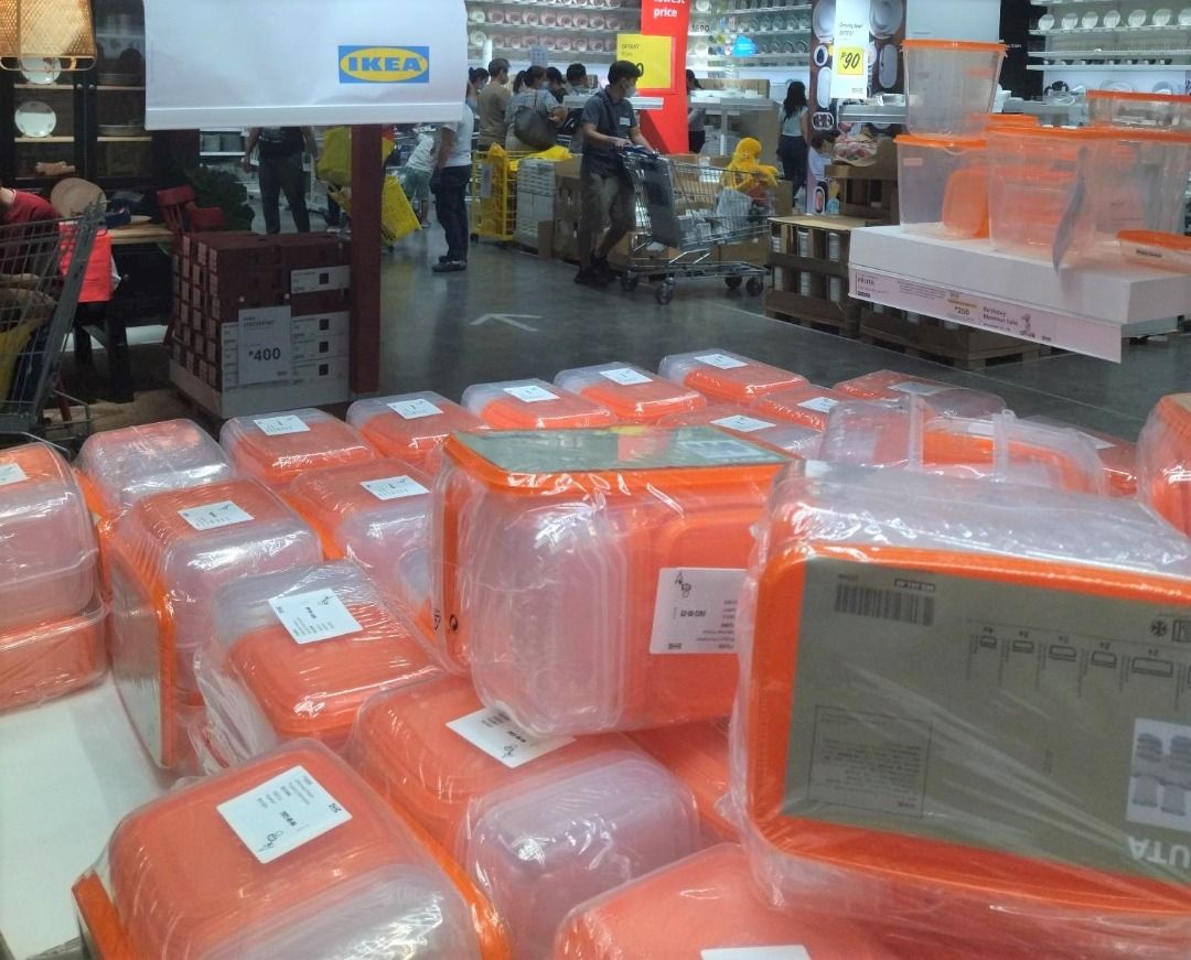 IKEA Pruta Microwave Safe Plastic Food Storage Containers Set of 17