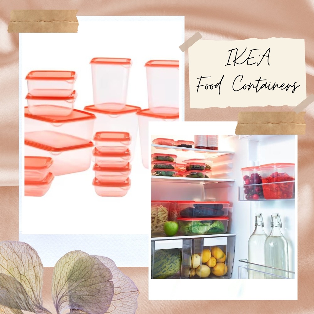 IKEA Pruta Microwave Safe Plastic Food Storage Containers Set of 17