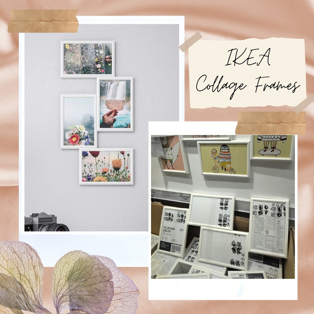 IKEA Yllevad collage frame white minimalist plastic, Furniture & Home