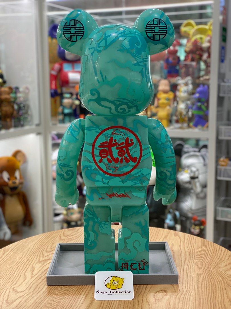 超安い品質 BE＠RBRICK ベア G.I.D.) (CLEAR Fortune of God ACU×JAHAN キューブリック、ベアブリック