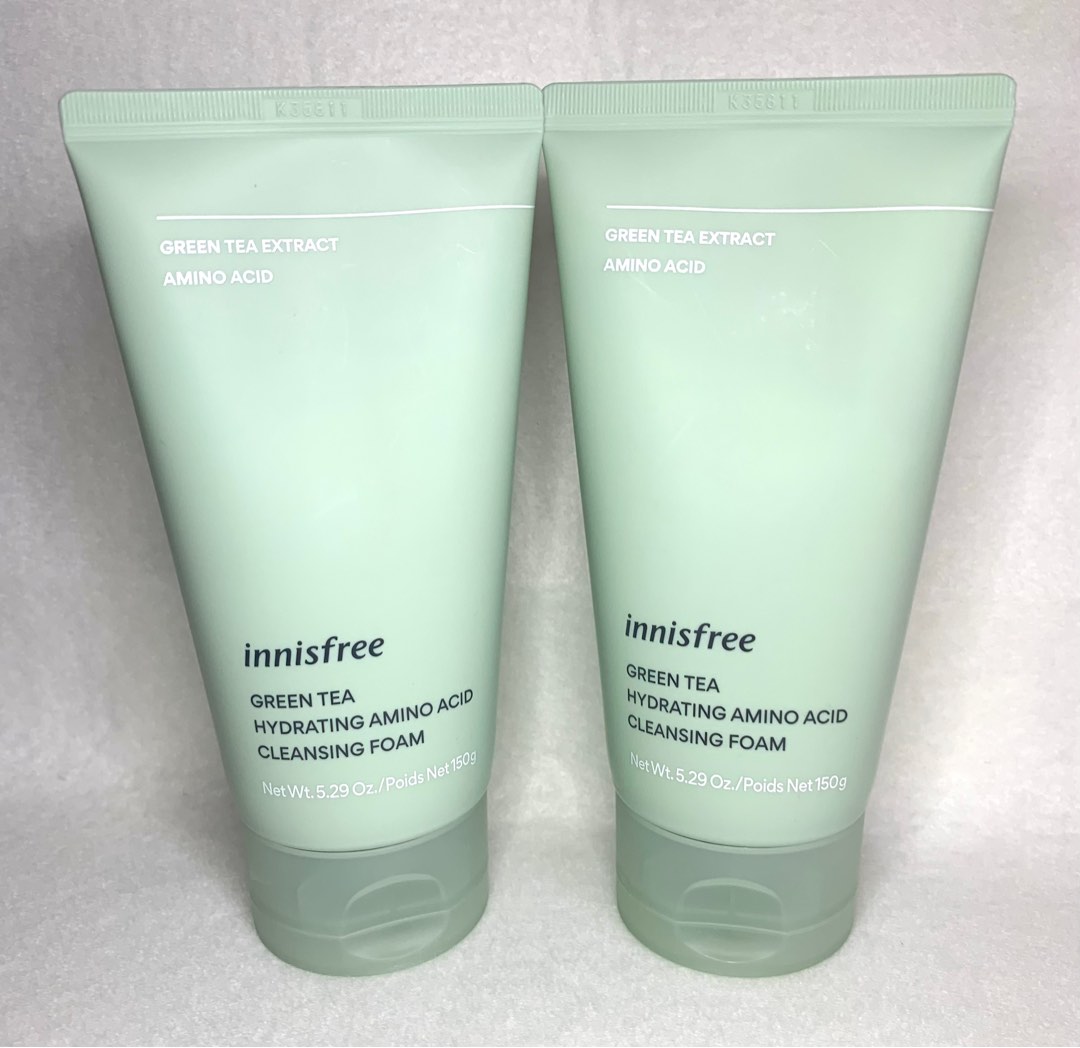 Innisfree green tea hydrating amino acid cleansing foam, Beauty