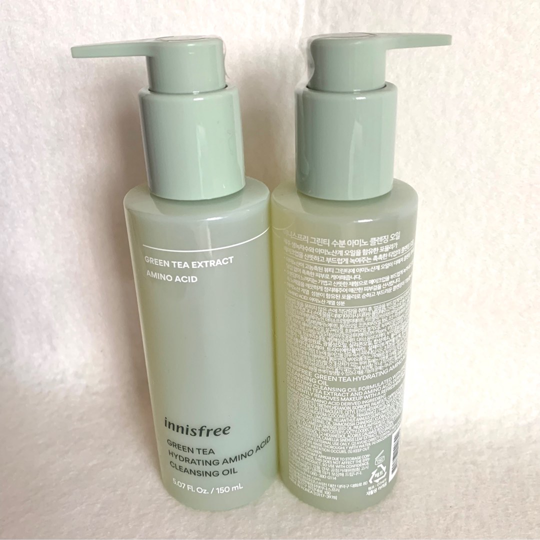 Innisfree green tea hydrating amino acid cleansing oil, Beauty
