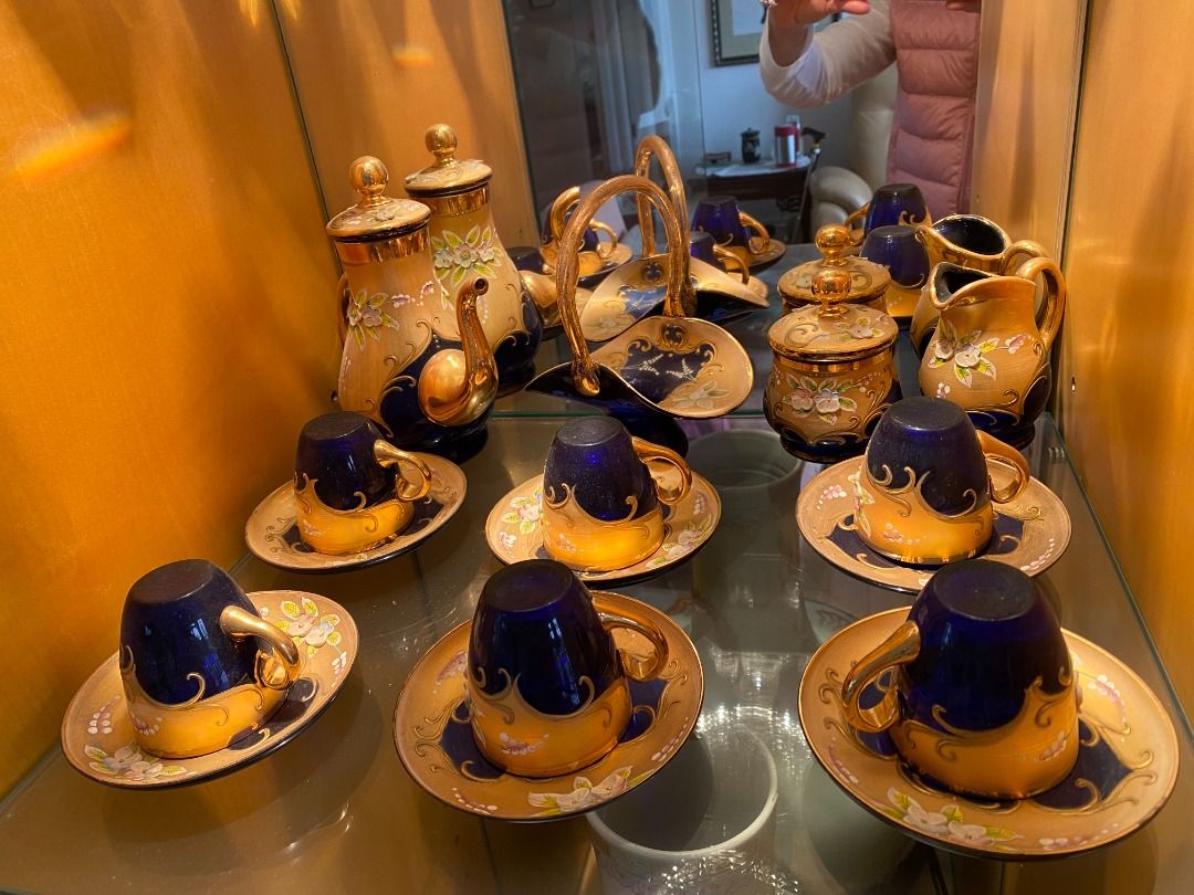 Italian tea set for 6, 傢俬＆家居, 廚具和餐具, 茶具配件 Carousell