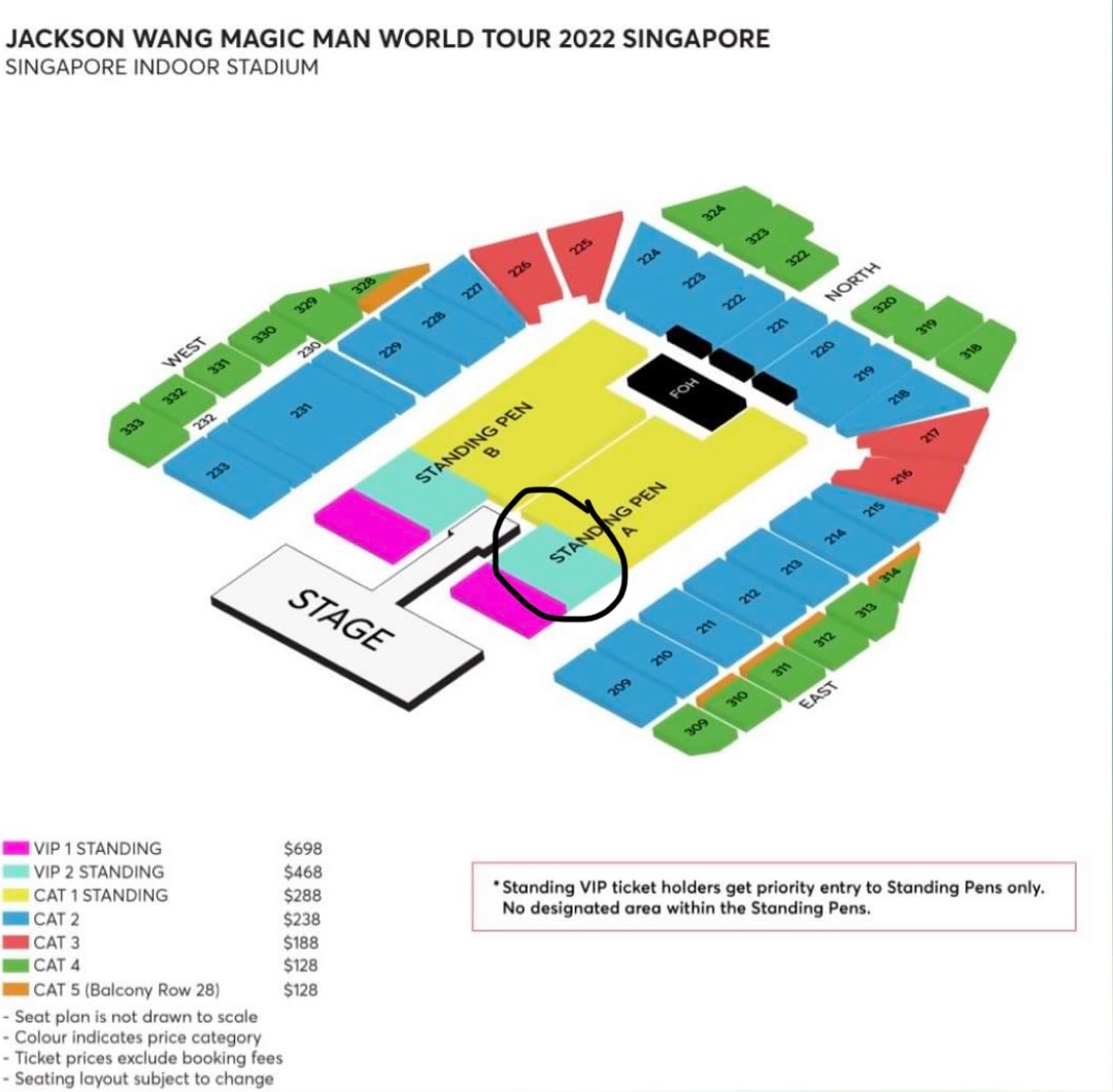 WTS 2 Tickets Jackson Wang Magic Man Tour Brooklyn 5/11 : r/kpopforsale