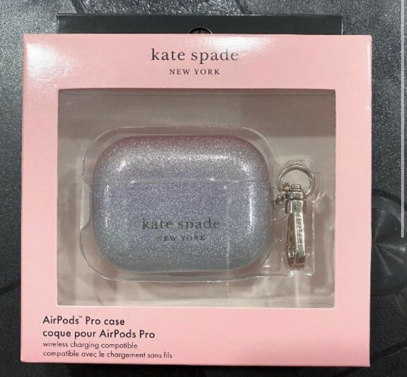 Kate Spade New York Airpods Pro case - Ombre Glitter Pink, Mobile Phones &  Gadgets, Mobile & Gadget Accessories, Cases & Sleeves on Carousell