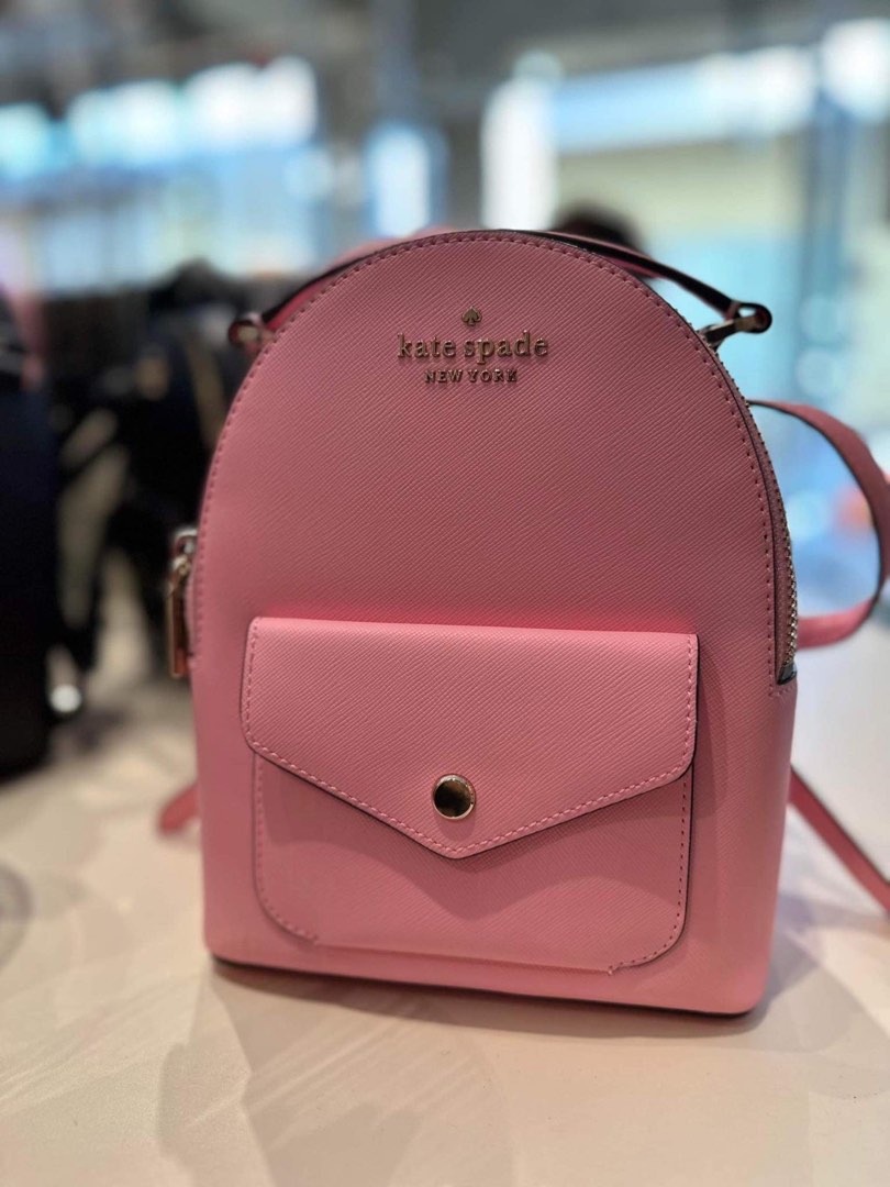 kate spade schuyler mini backpack pink, Women's Fashion, Bags & Wallets,  Backpacks on Carousell