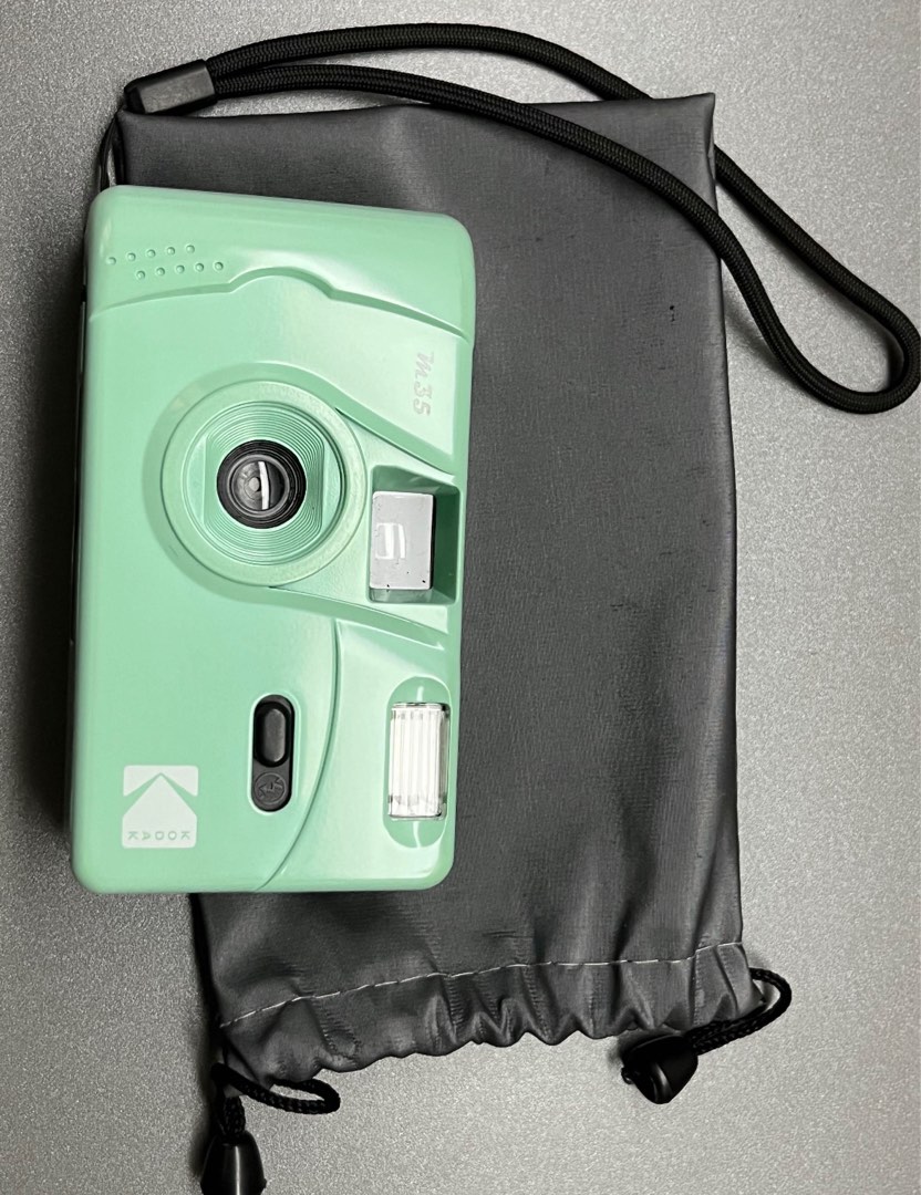 kodak m35 green film camera, Photography, Cameras on Carousell