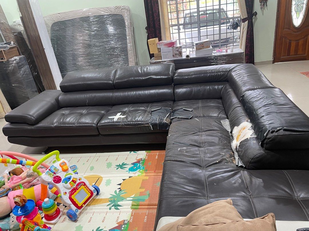 L Shape Sofa to Letgo For Free, Furniture & Home Living, Furniture