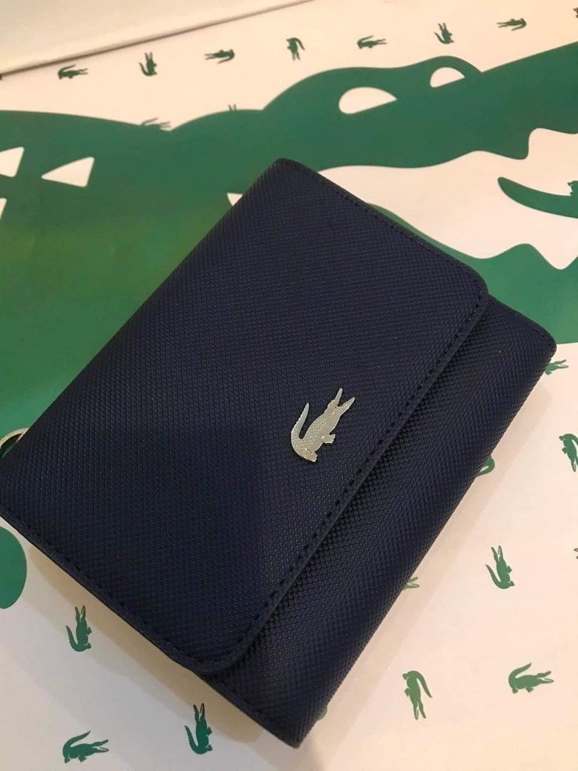 Lacoste Trifold Wallet, Women's Fashion, Bags & Wallets, Wallets & Card holders on Carousell
