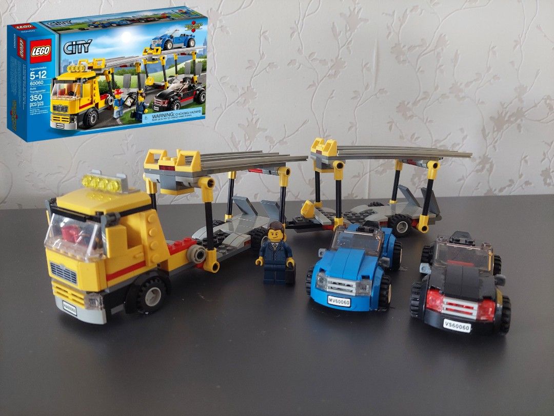 Lego city auto transporter shop