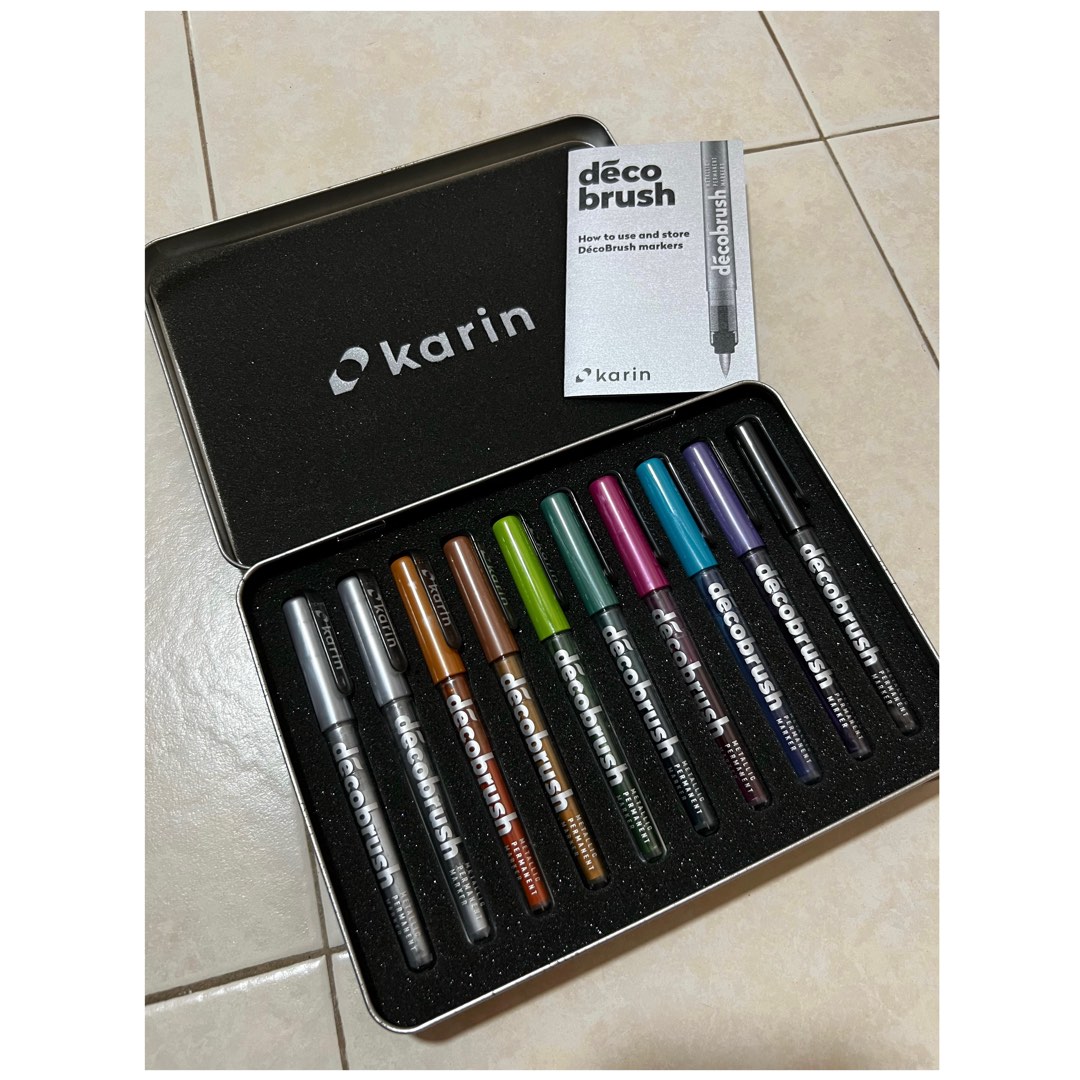Karin deco brush markers metallic Clearance