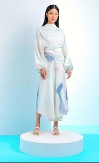 Lilit x Nurita Harith Convertible Multi Button Dress in Nude