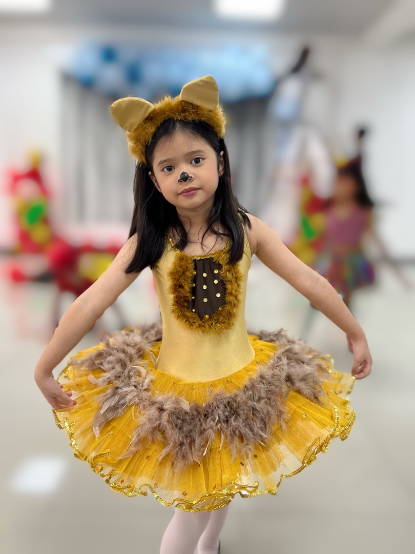 KIDS LION TUTU DRESS BALLET COSTUME COSPLAY BALLERINA, Babies & Kids