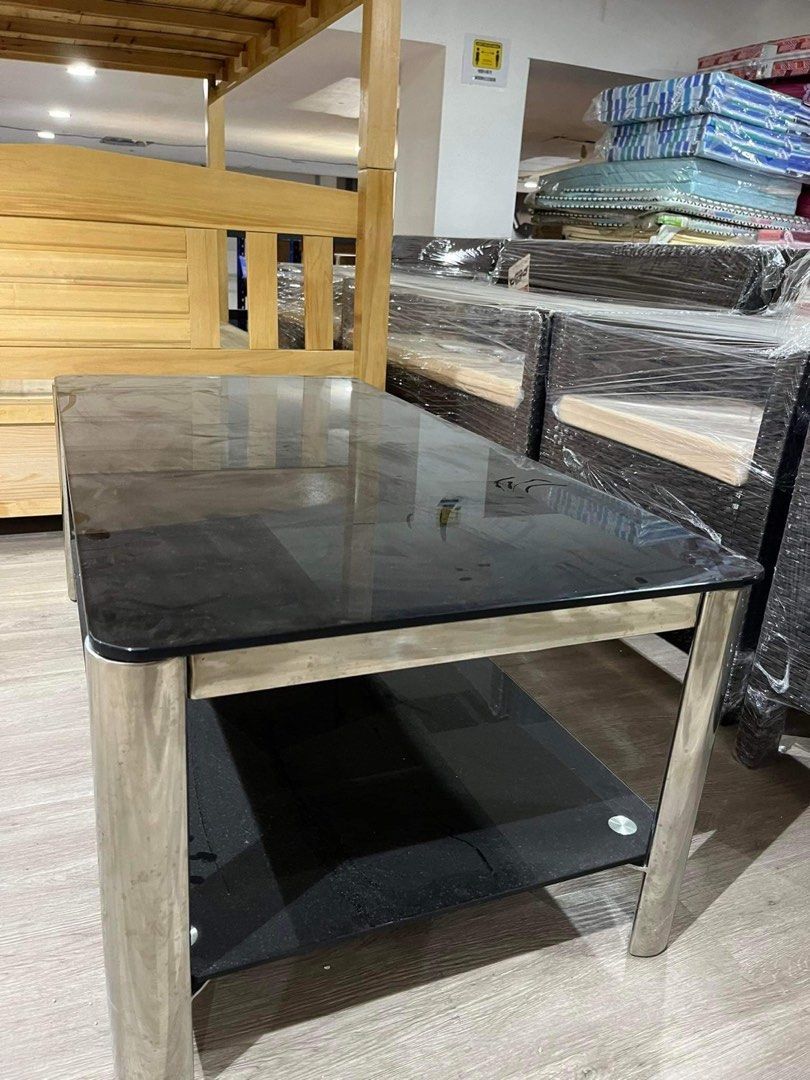 Living Room Glass Center Table, Furniture & Home Living, Furniture