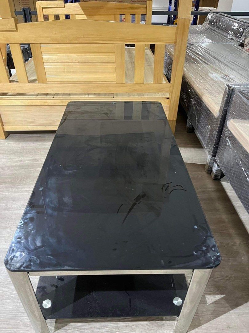 Living Room Glass Center Table, Furniture & Home Living, Furniture