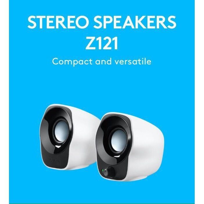 Logitech Z121 compact stereo speakers, Audio, Soundbars, Speakers