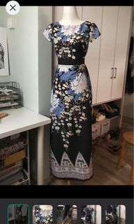 LOOKING FOR !! Miss Selfridge Oriental Slit Dress with Ribbon