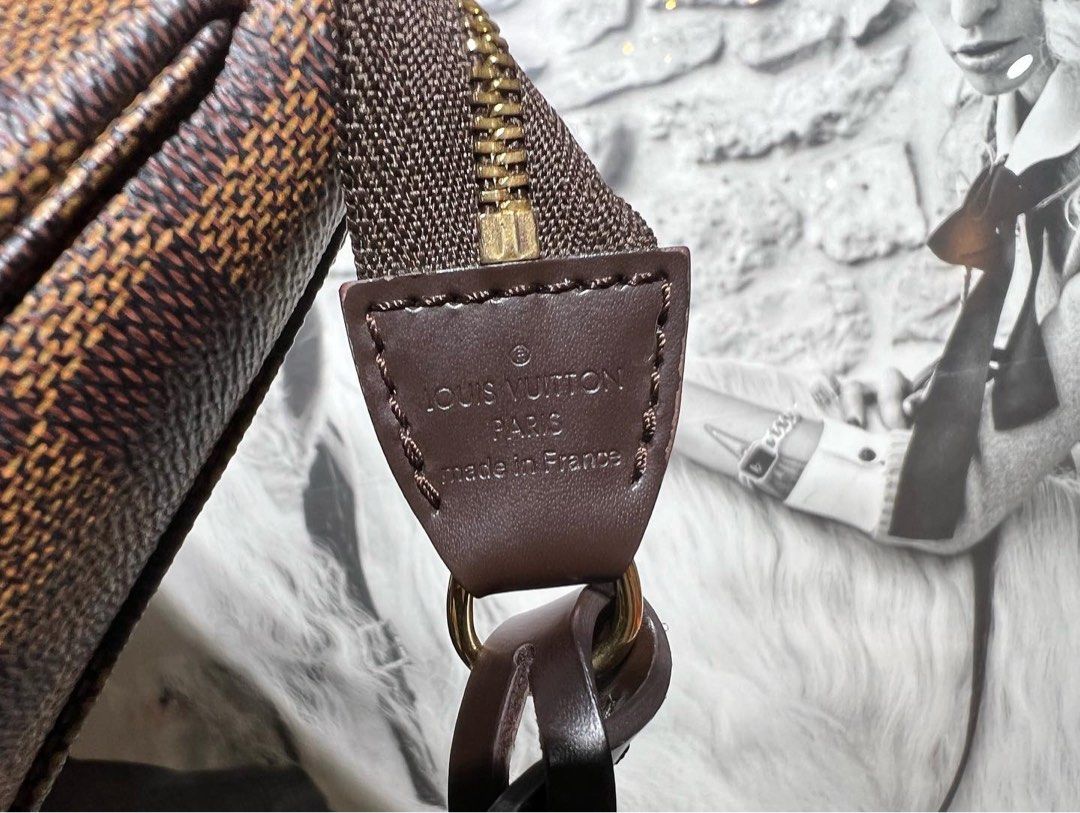 Louis Vuitton Pochette Accessoires D.Ebene, Luxury, Bags & Wallets