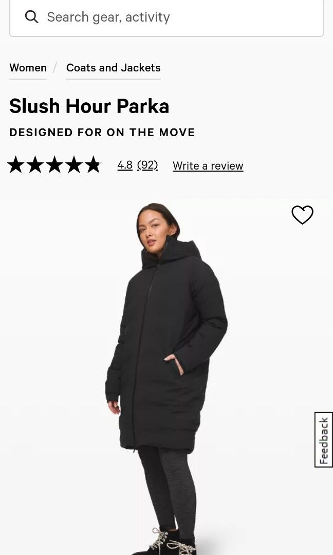 Slush hour parka on sale