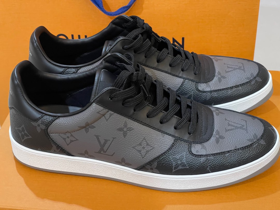 Louis Vuitton Rivoli Low Monogram Sneaker Blk Graphite US 11 LV 10 Virgil