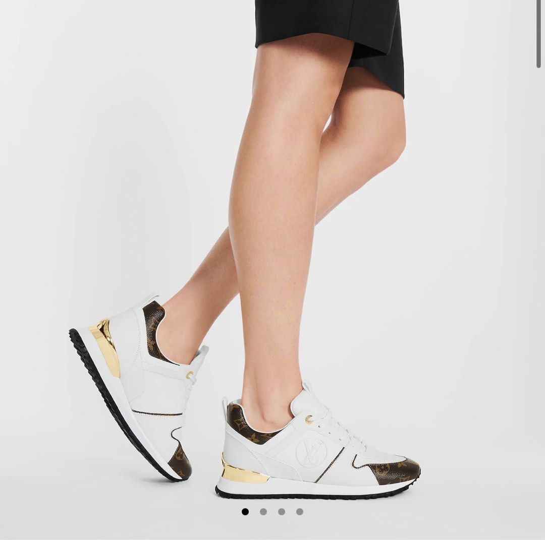 Louis Vuitton, Shoes, Euc Louis Vuitton Monogram Run Away Sneaker Womens  Size 365 65