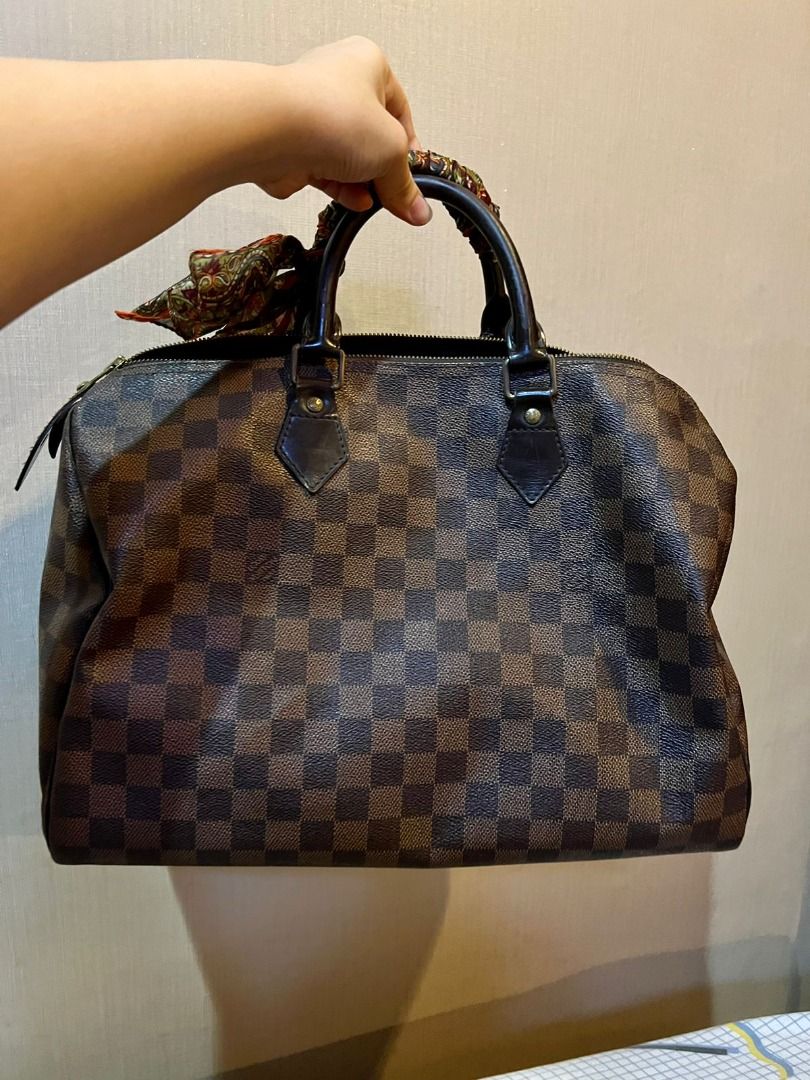 Authentic Louis Vuitton Speedy 30 Damier Ebene