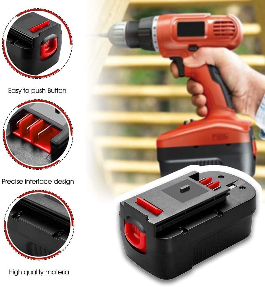Replacement battery for black and decker 18v clearance drill