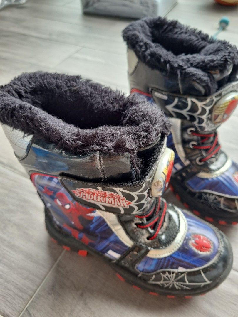 Marvel spiderman Winter snow boots Babies Kids Babies Kids