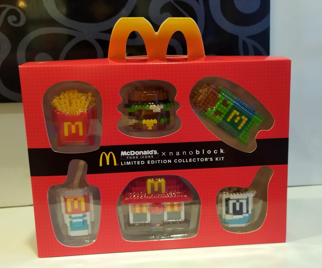 MCDONALD'S X NANOBLOCK FOOD ICONS COMPLETE SET, Hobbies & Toys, Toys ...