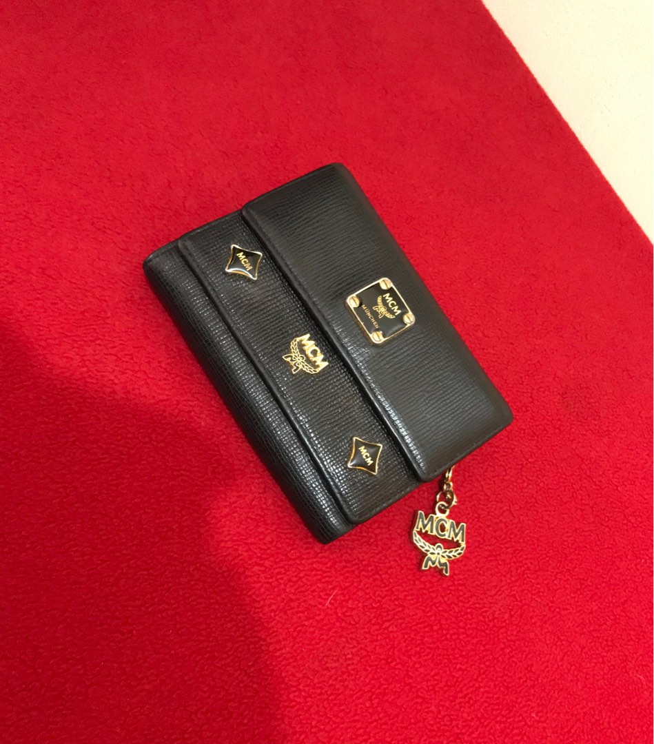 MCM TRIFOLD WALLET (AUTHENTIC), Luxury, Bags & Wallets on Carousell