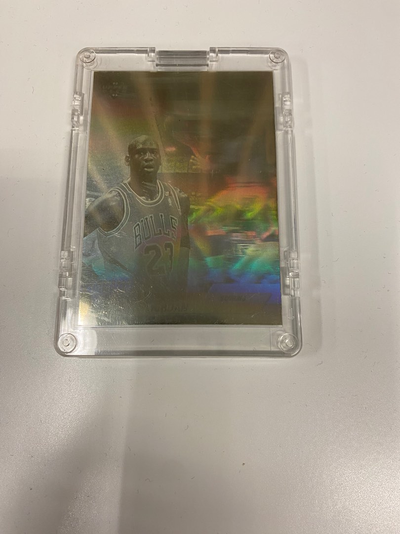 michael jordan hologram baseball card