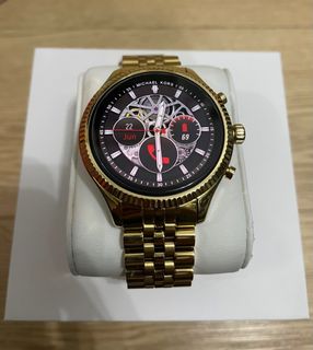 Michael Kors Lexington 2 Gold Smart Watch (MKT5078) For Sale, Men's Fashion, Watches & Accessories, Watches Carousell