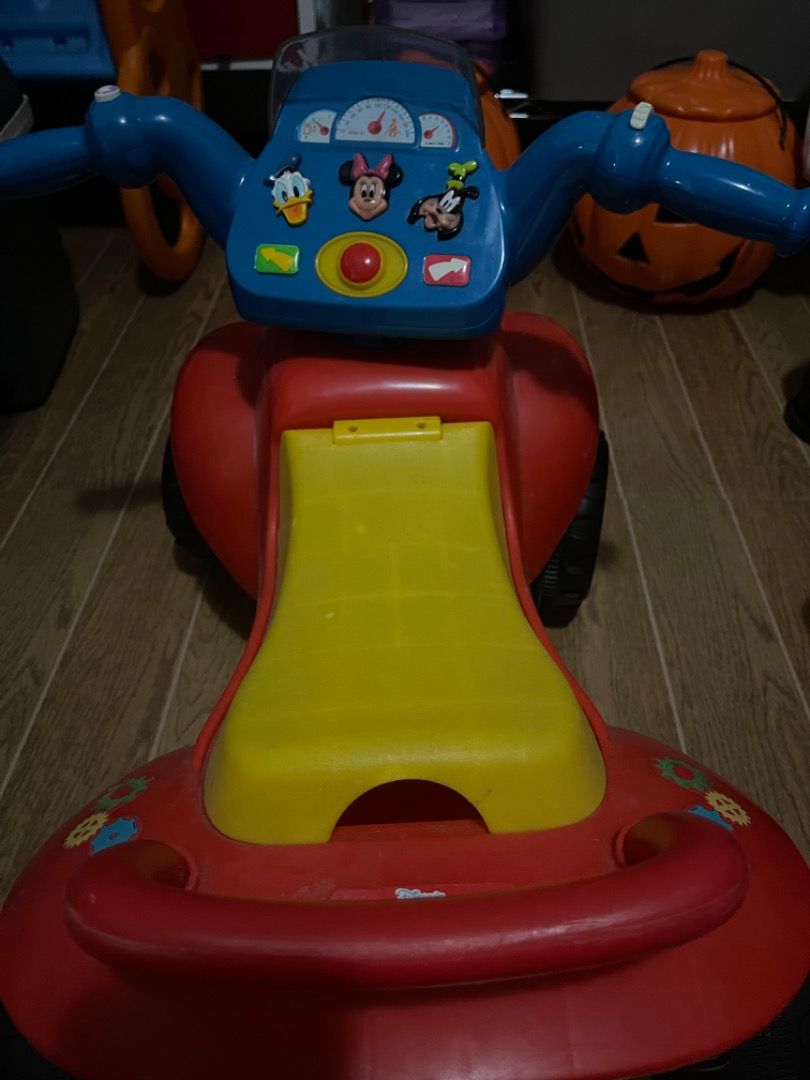 mickey mouse ride, Hobbies & Toys, Toys & Games on Carousell