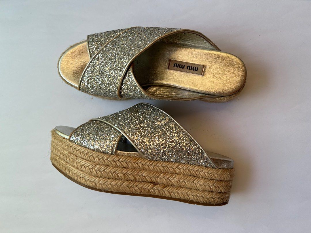 miu miu wedge sneakers