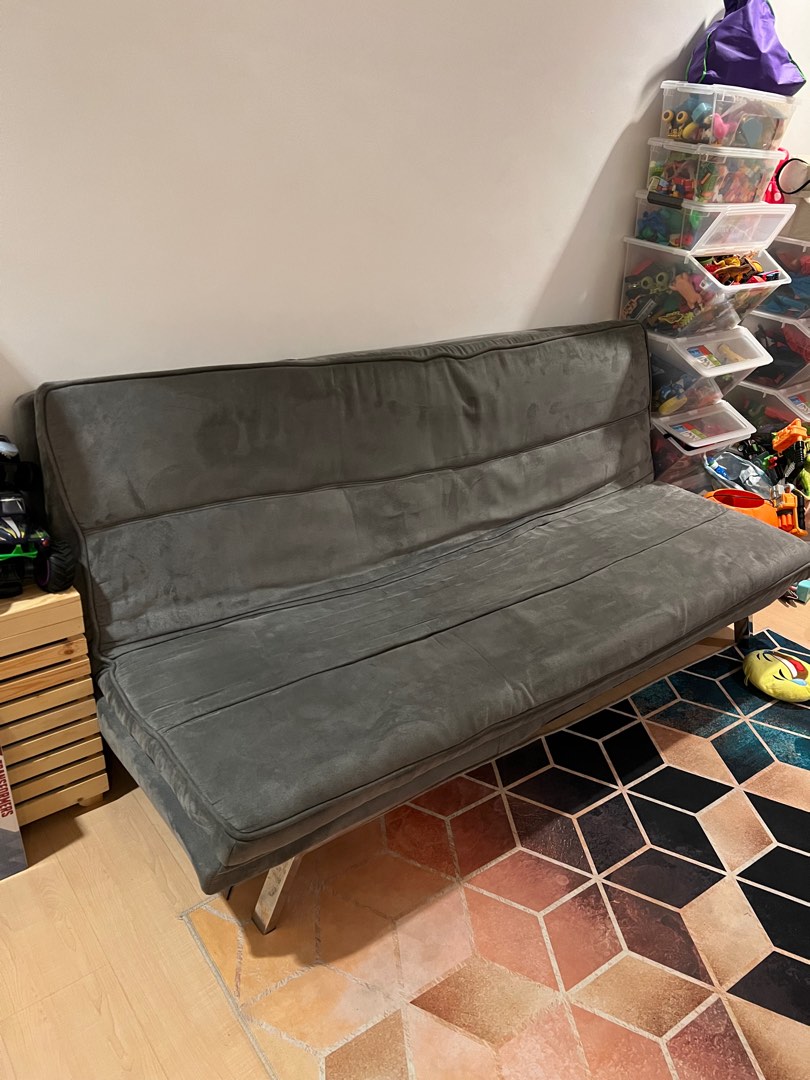 Image showcasing Modern Minimalist Sofa Bed, Furniture & Home Living, Furniture, Sofas ...